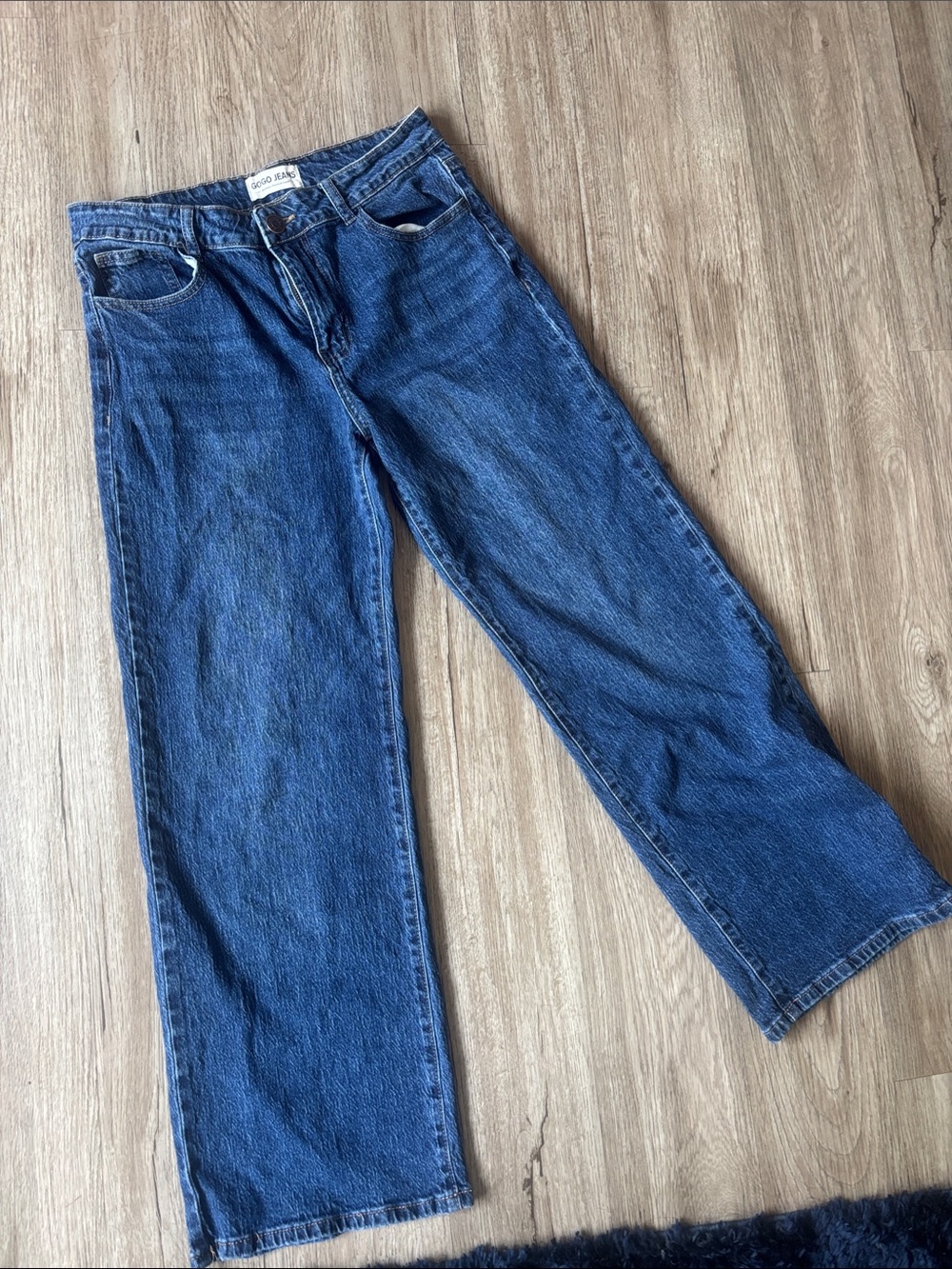 Straight-Leg trendy denim Jeans